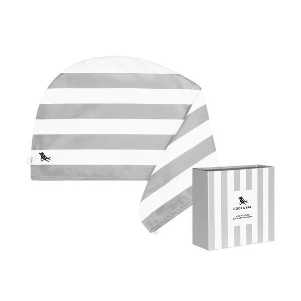 Hair Wrap - Quick Dry Hair Towel - Goa Grey
