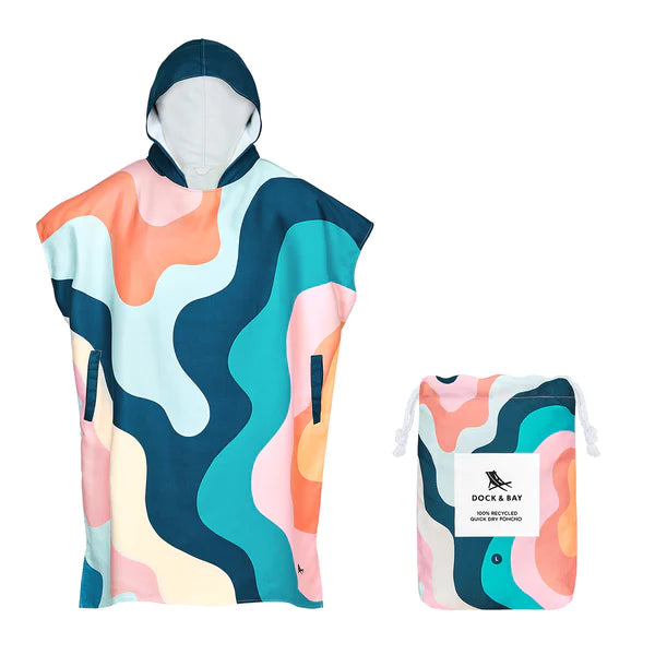 Poncho - Hooded Towel - Get Wavy