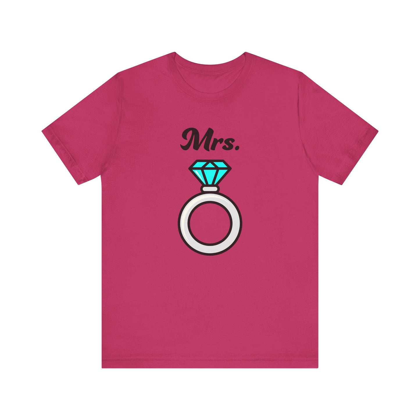 Mrs. Wedding Band–Women's Jersey Short Sleeve Tee–EXPRESS DELIVERY*