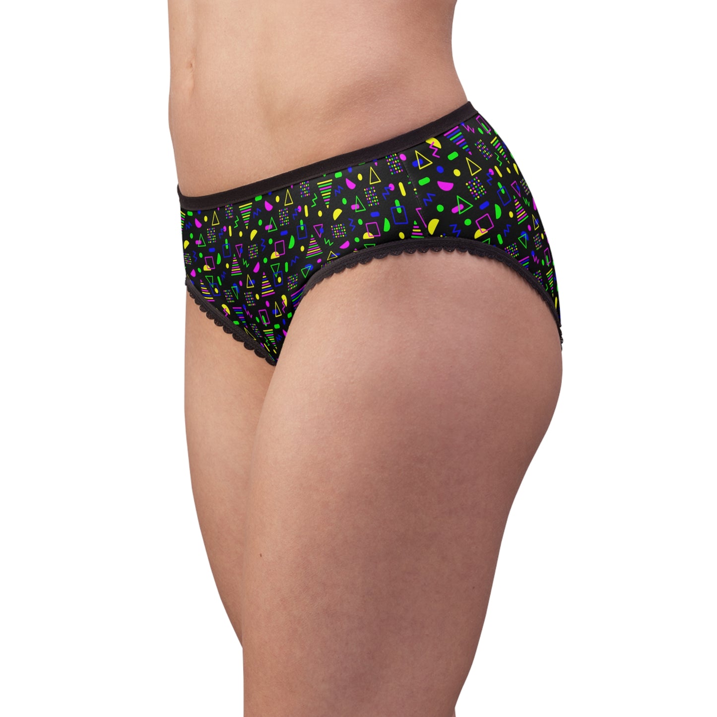 Neon Shapes–Women's Briefs (AOP)