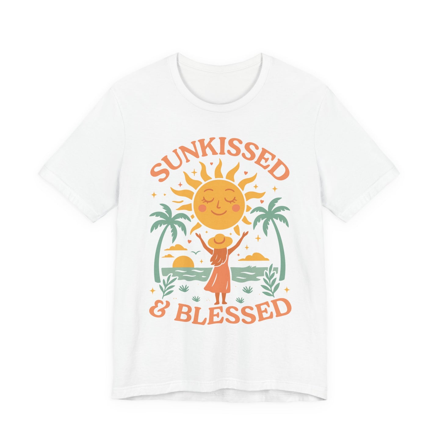 Sun Kissed & Blessed–Unisex Jersey Short Sleeve Tee–EXPRESS DELIVERY*