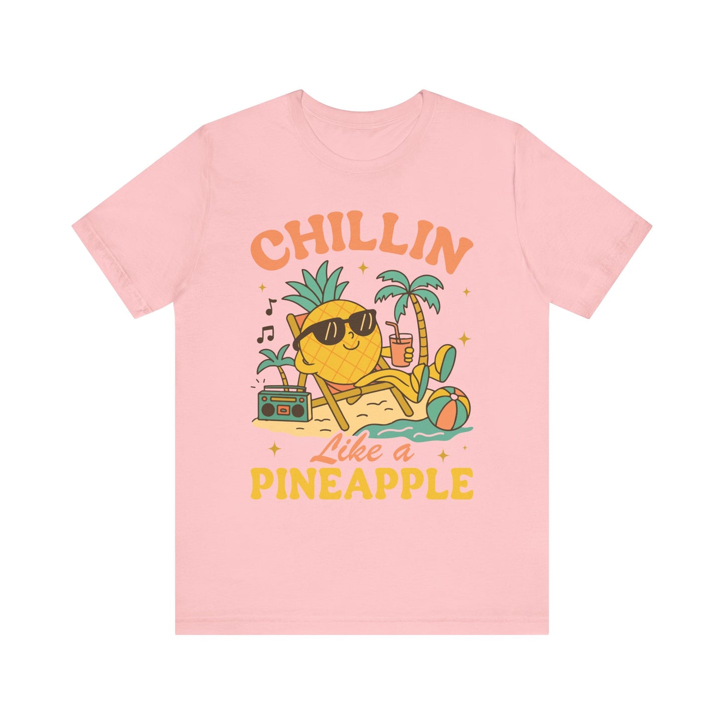 Chilling Like a Pineapple–Unisex Jersey Short Sleeve Tee–EXPRESS DELIVERY*