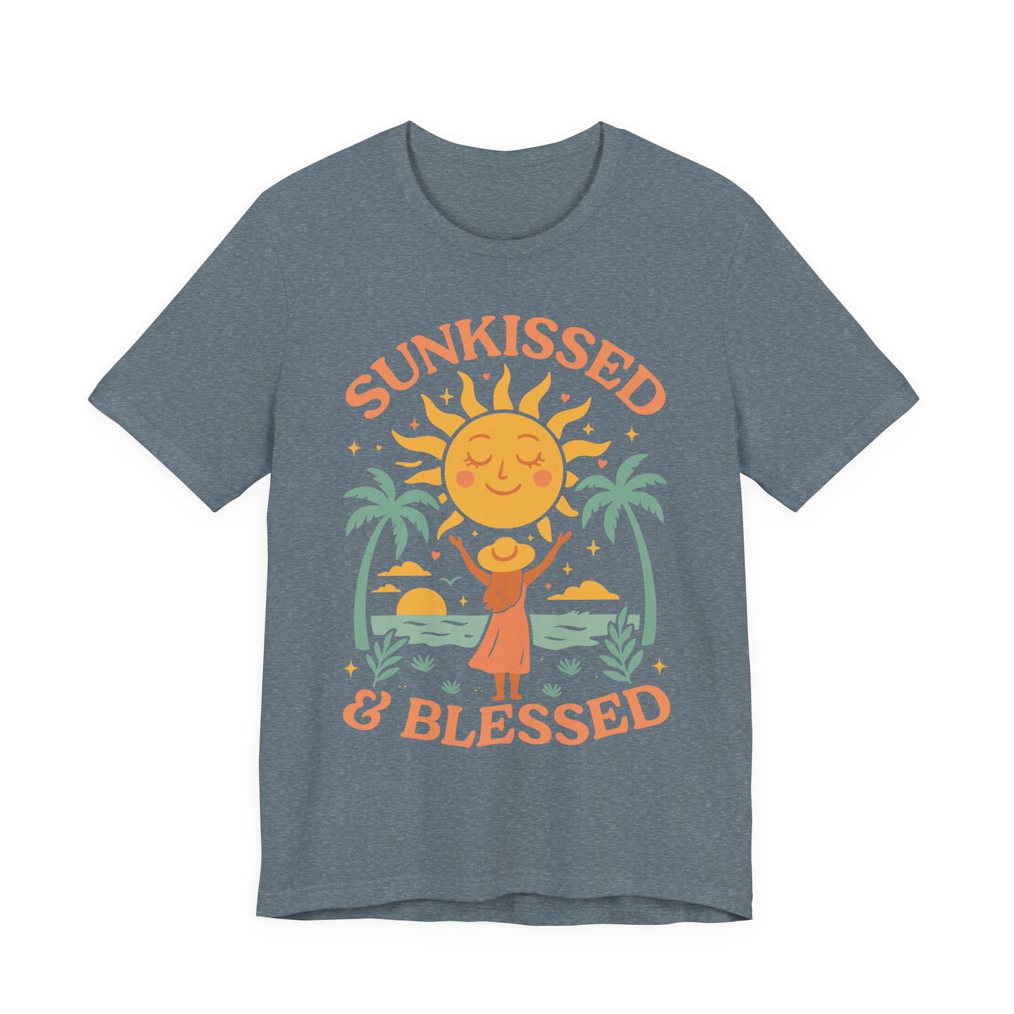 Sun Kissed & Blessed–Unisex Jersey Short Sleeve Tee–EXPRESS DELIVERY*