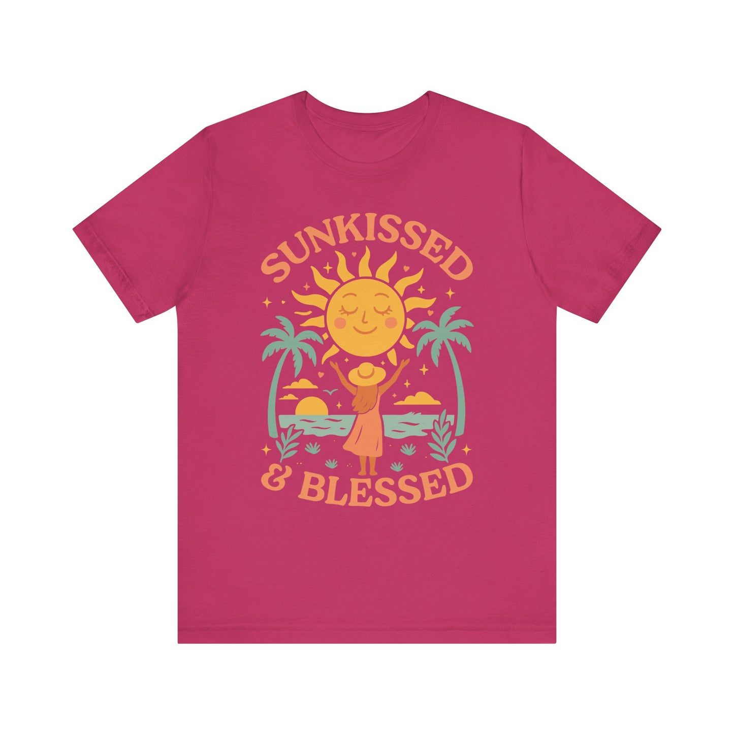 Sun Kissed & Blessed–Unisex Jersey Short Sleeve Tee–EXPRESS DELIVERY*