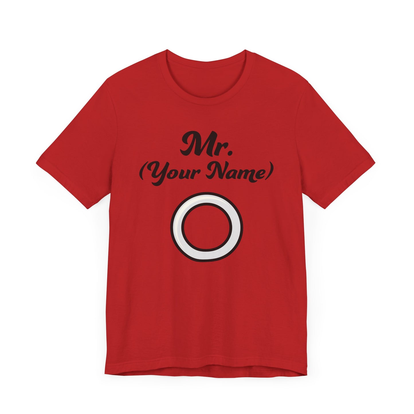 Mr. (Your Name) Custom–Unisex Lightweight Fashion Tee