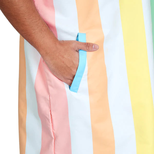 Poncho - Hooded Towel - Unicorn Waves