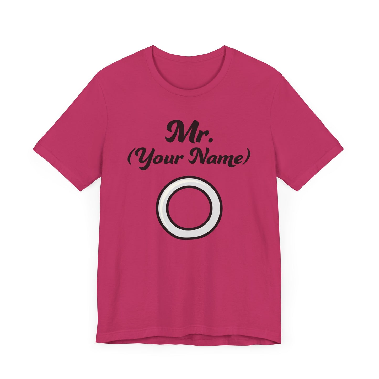 Mr. (Your Name) Custom–Unisex Lightweight Fashion Tee