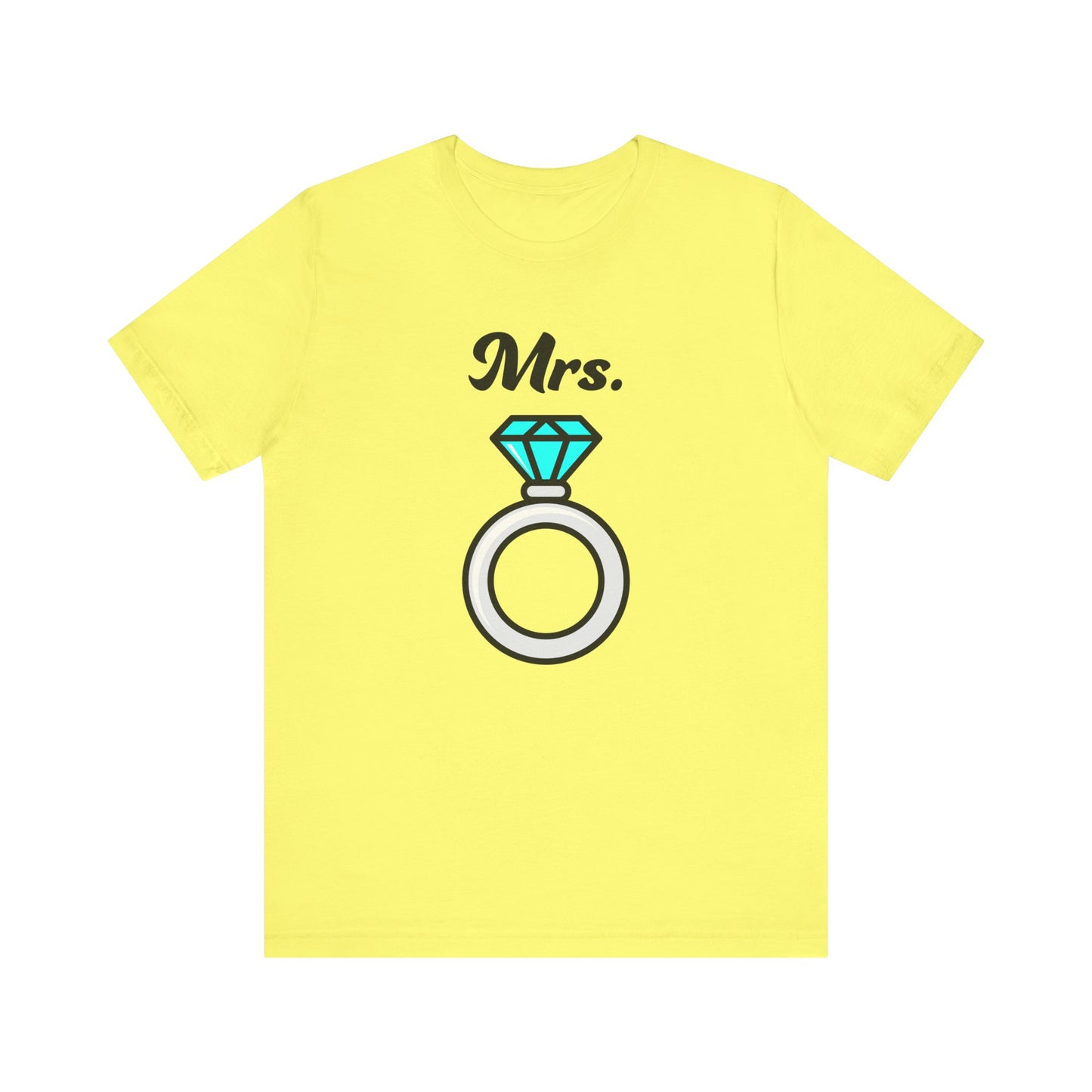 Mrs. Wedding Band–Women's Jersey Short Sleeve Tee–EXPRESS DELIVERY*