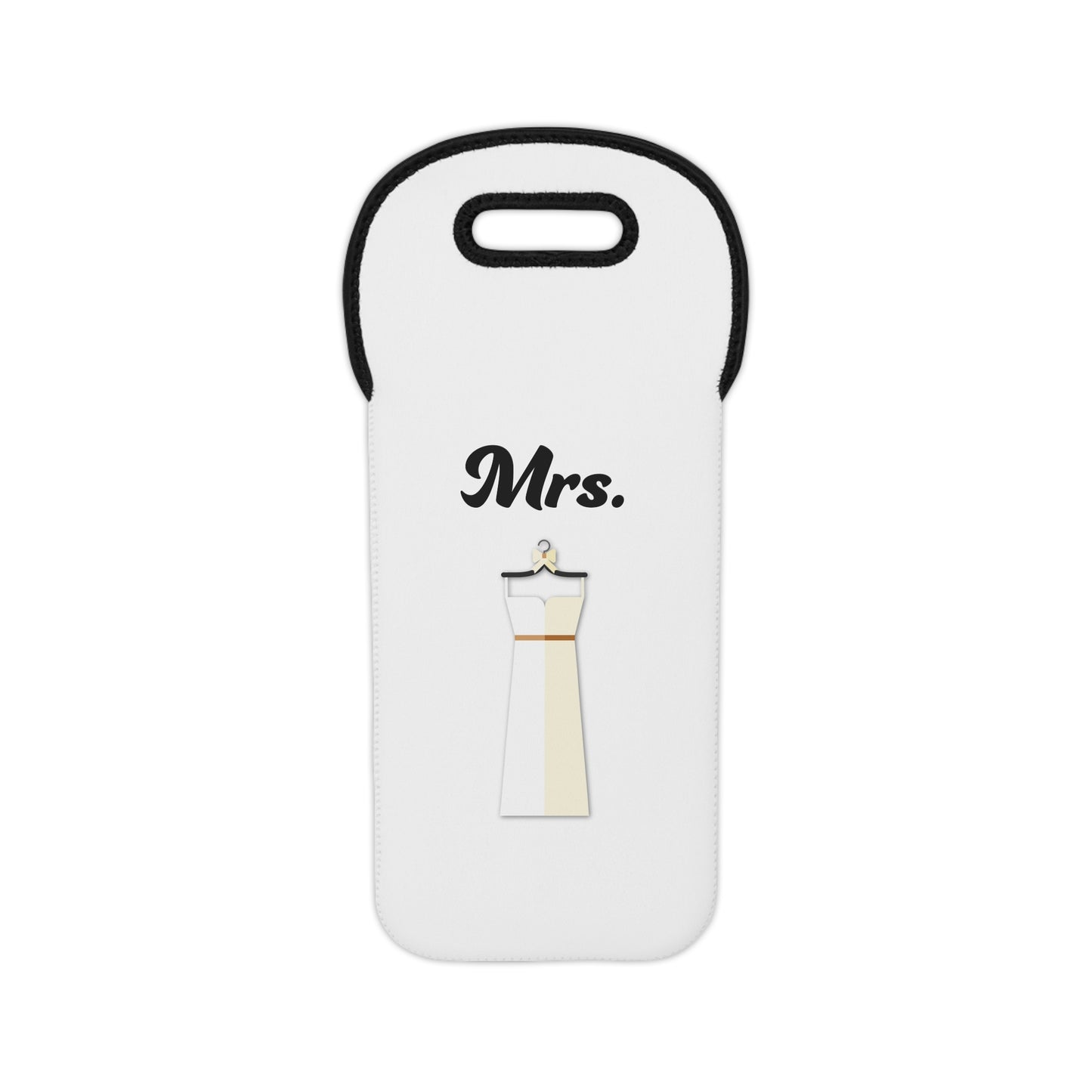 Mrs Wedding Dress–Wine Tote Bag