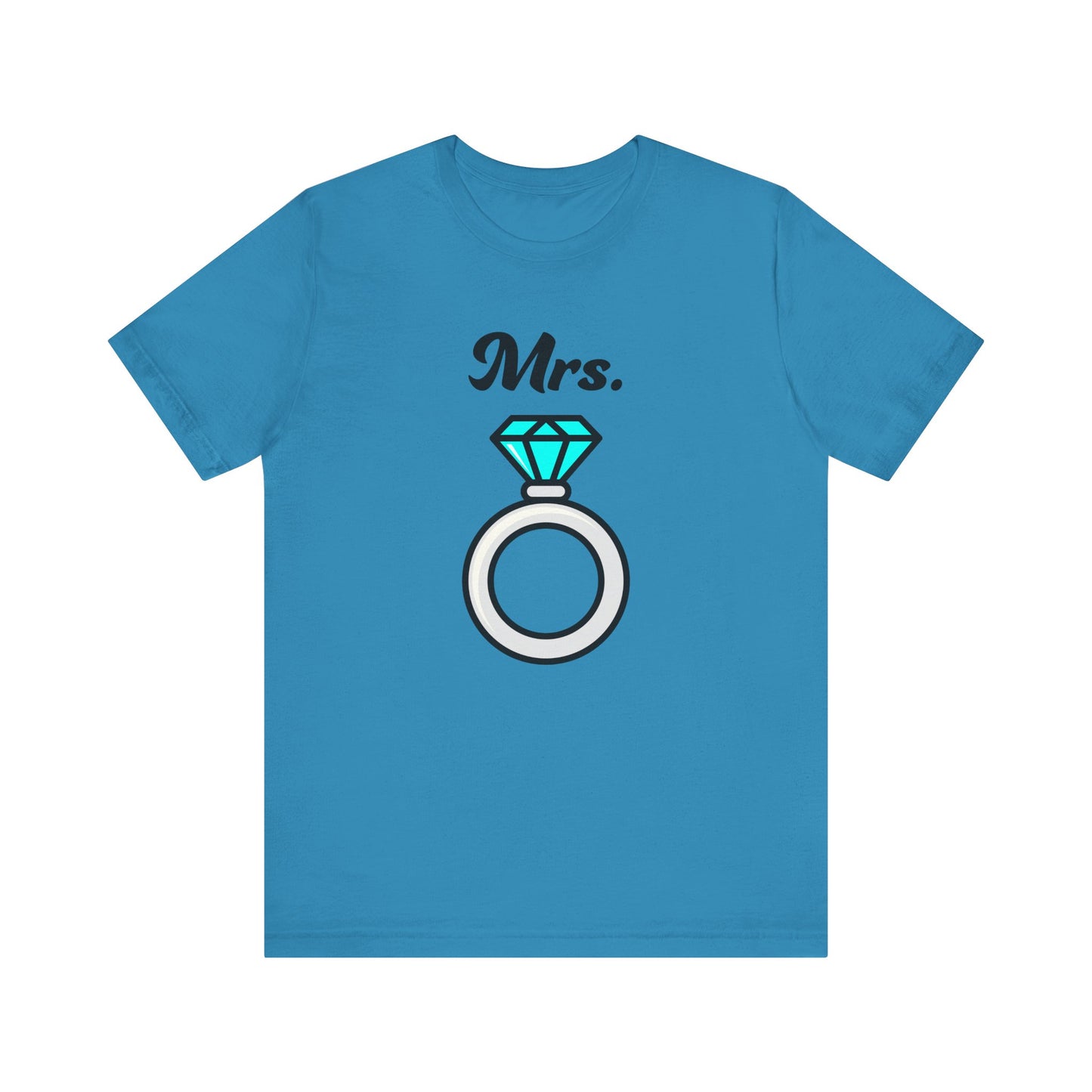 Mrs. Wedding Band–Women's Jersey Short Sleeve Tee–EXPRESS DELIVERY*