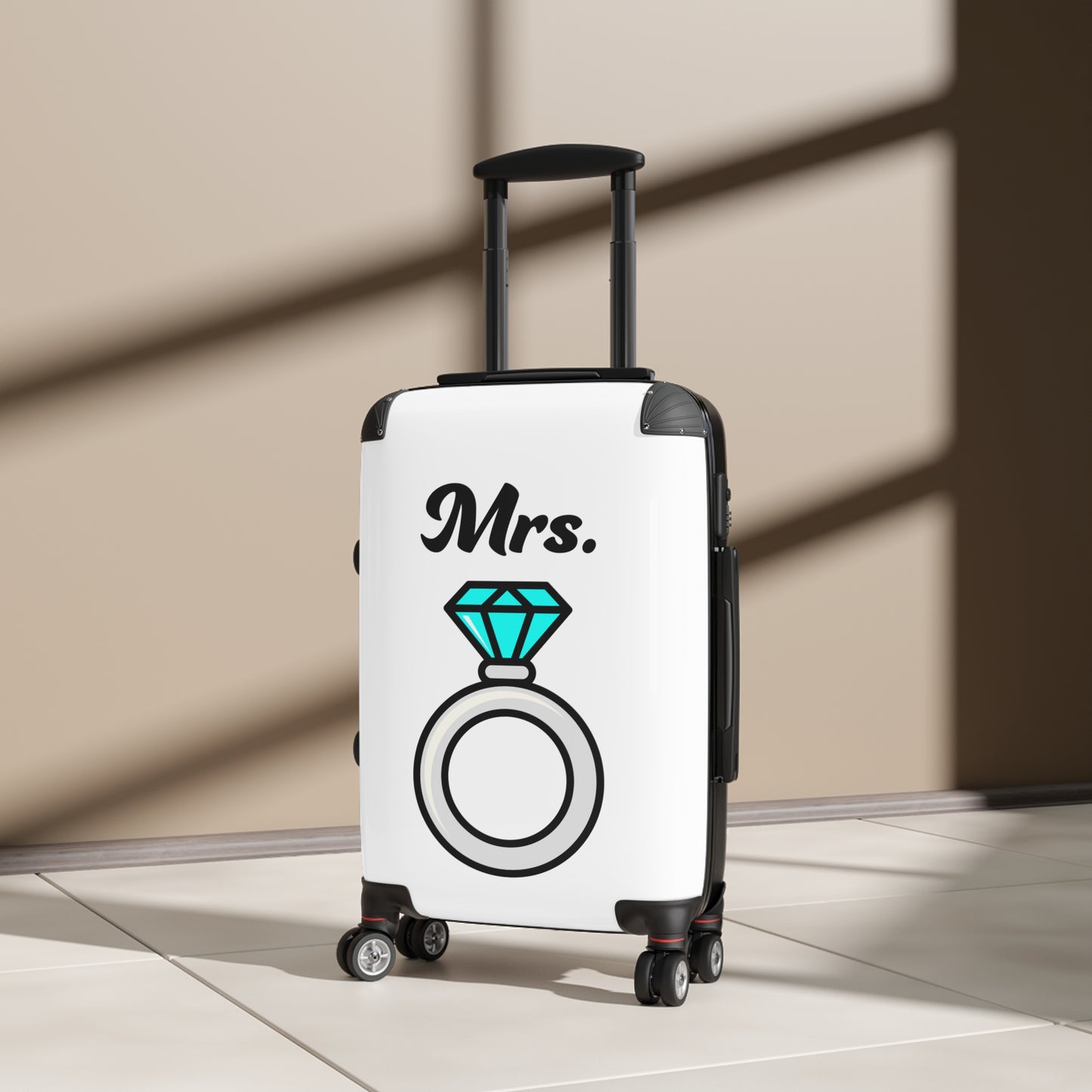 Mrs. Wedding Ring-Suitcases