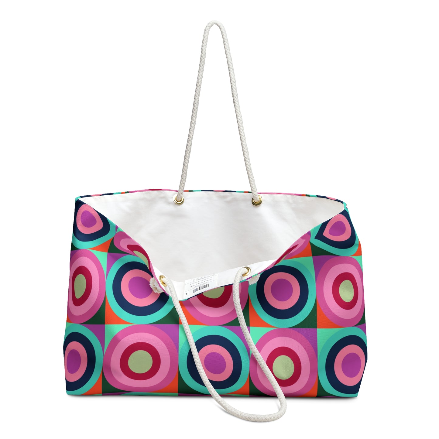 Multi Color Circle Pattern–Weekender Bag