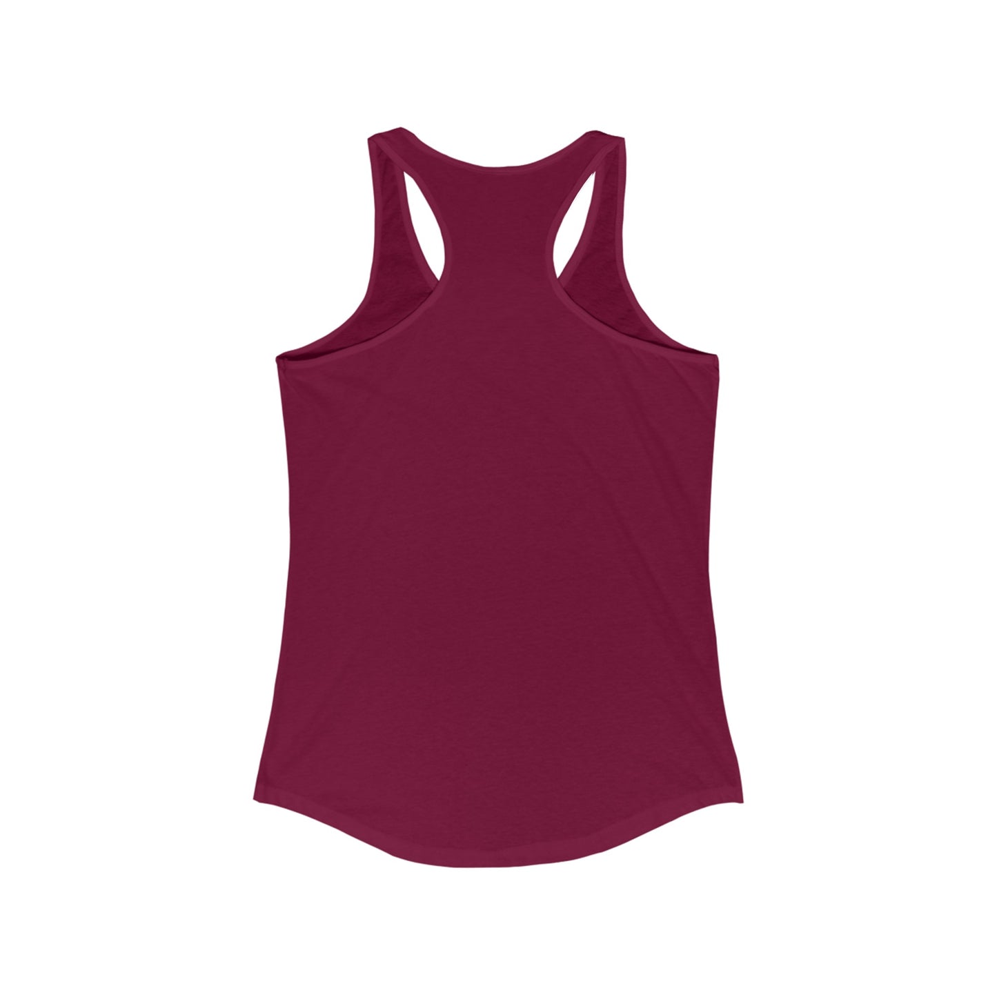 Muster Drill Interrupting Bar Service Since 1972–Women's Ideal Racerback Tank