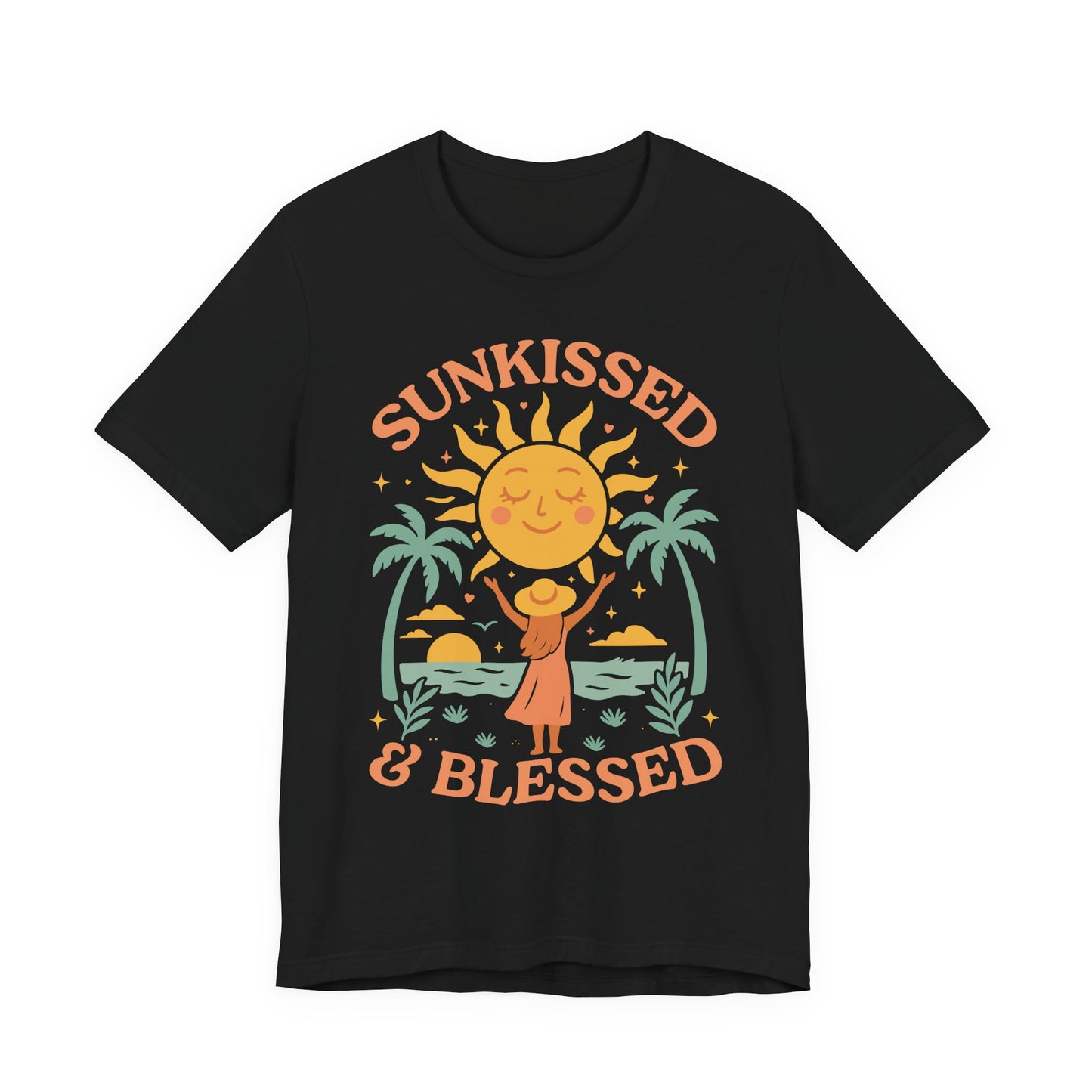 Sun Kissed & Blessed–Unisex Jersey Short Sleeve Tee–EXPRESS DELIVERY*