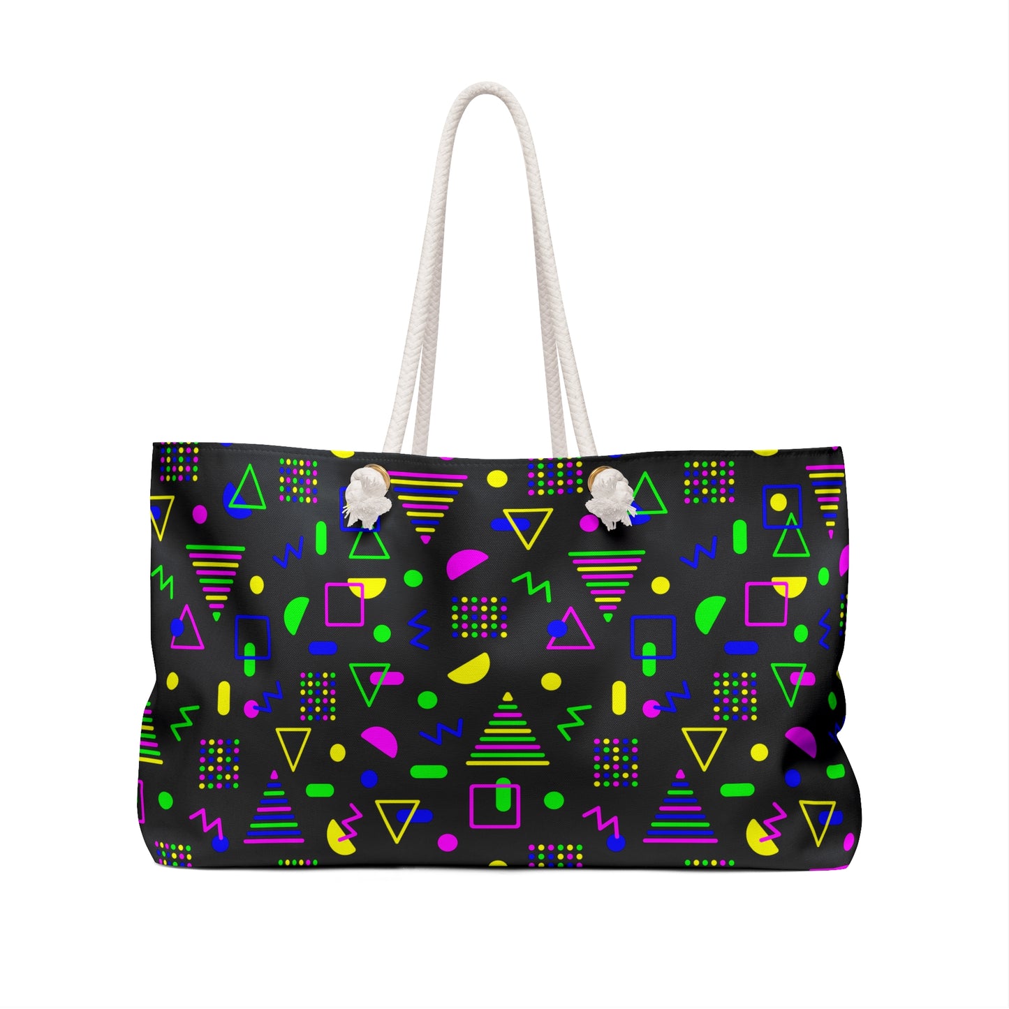 Neon Shapes-Weekender Bag