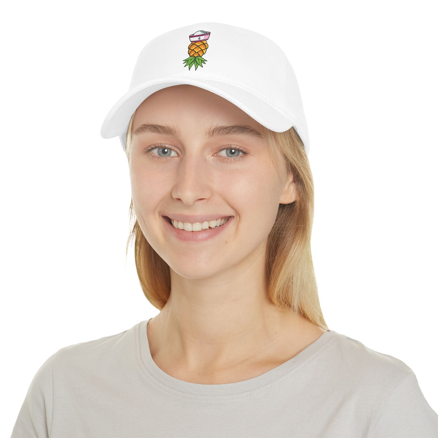Upside Down Pineapple First Mate–Low Profile Baseball Cap
