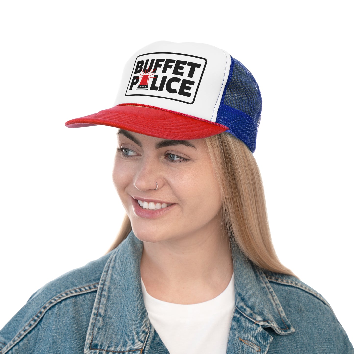 Buffet Police-Red Siren-Trucker Hat