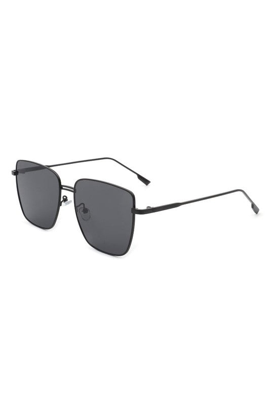 Square Metal Oversize Fashion Sunglasses