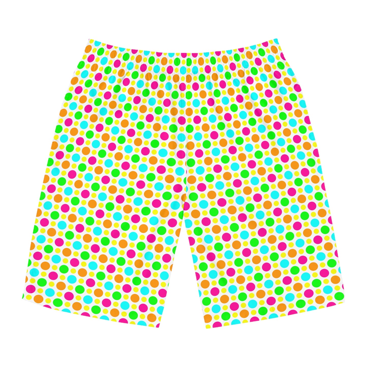 Tropical Circle Pattern–Men's Board Shorts (AOP)
