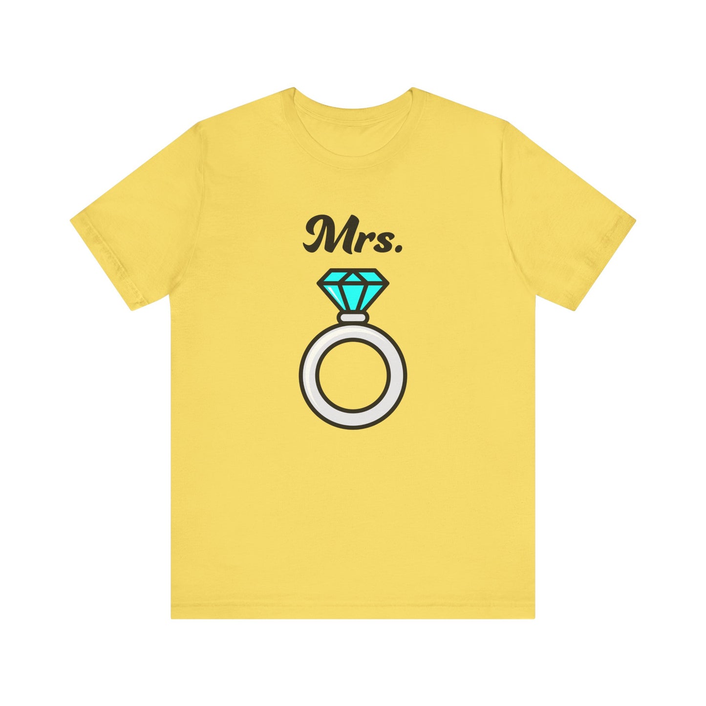 Mrs. Wedding Band–Women's Jersey Short Sleeve Tee–EXPRESS DELIVERY*