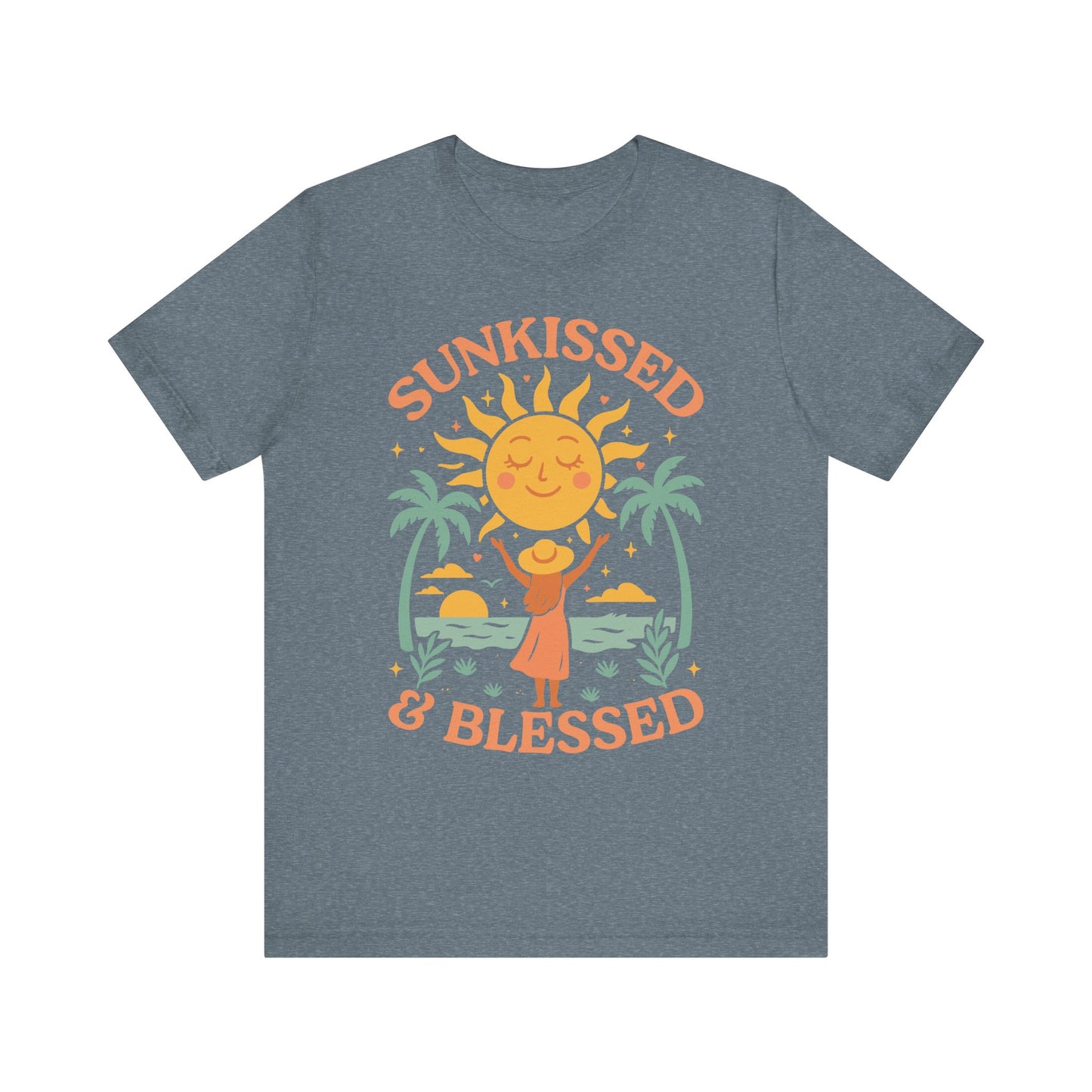 Sun Kissed & Blessed–Unisex Jersey Short Sleeve Tee–EXPRESS DELIVERY*