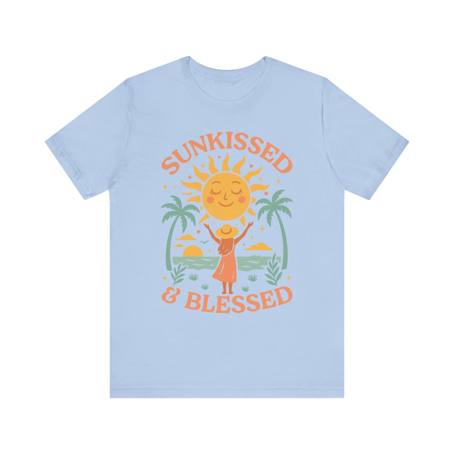 Sun Kissed & Blessed–Unisex Jersey Short Sleeve Tee–EXPRESS DELIVERY*