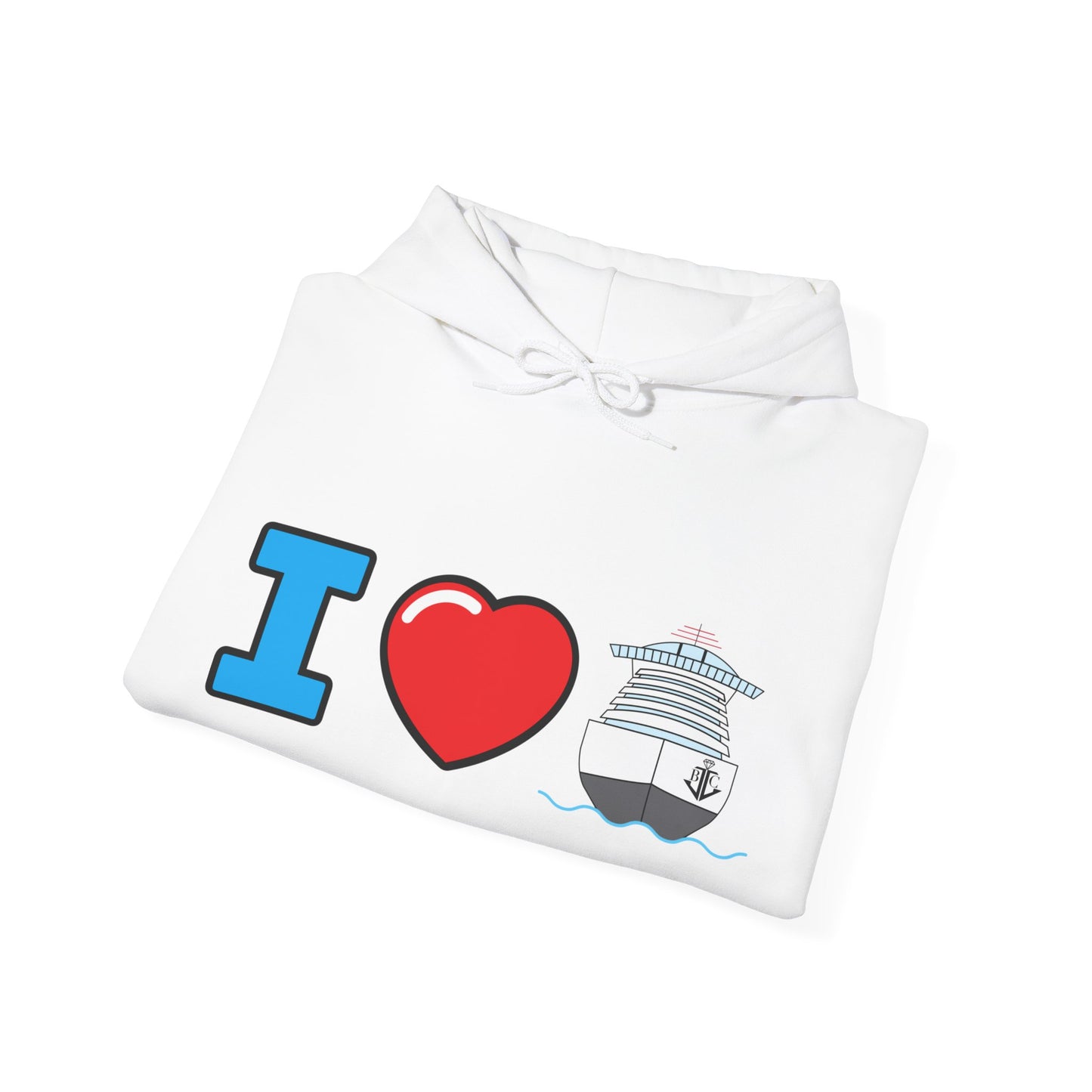 I Heart Cruising–Unisex Heavy Blend™ Hooded Sweatshirt