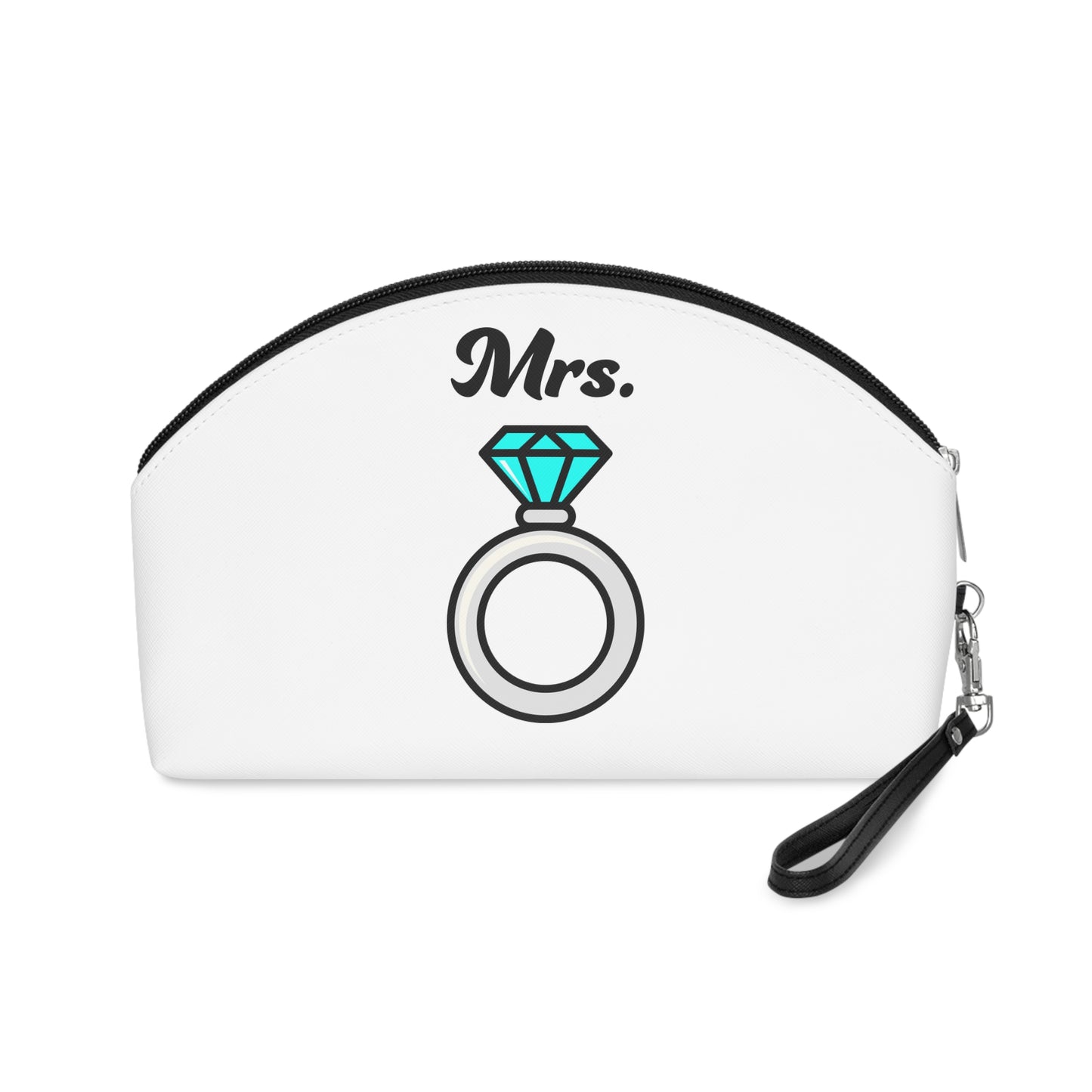 Mrs. Wedding Ring-Makeup Bag
