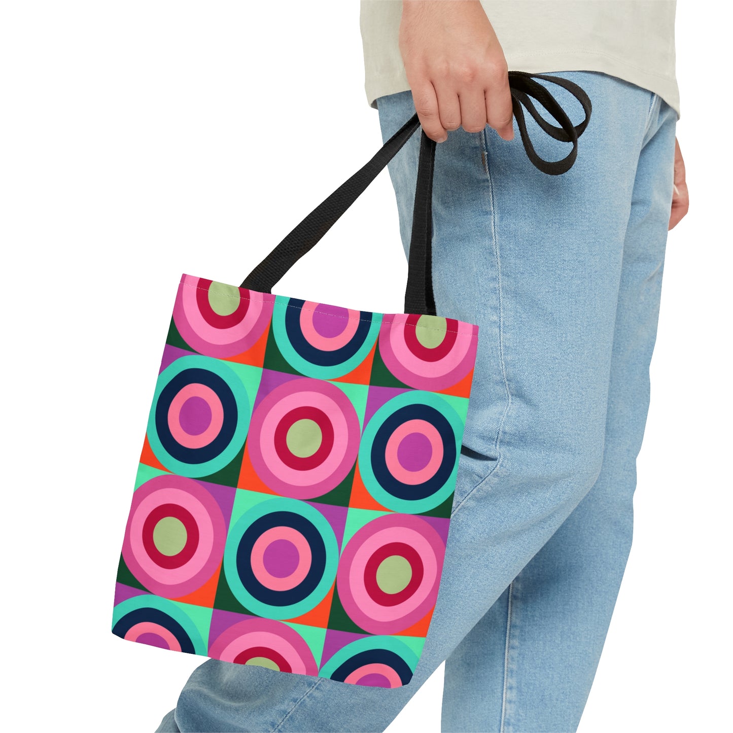 Multi Color Circle Pattern–Tote Bag (AOP)