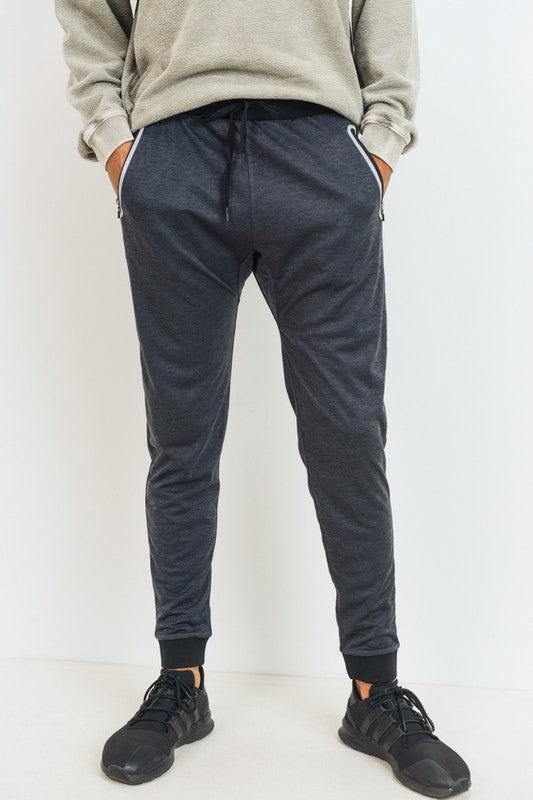 Mono B MEN - Sleek Active Cuffed Joggers
