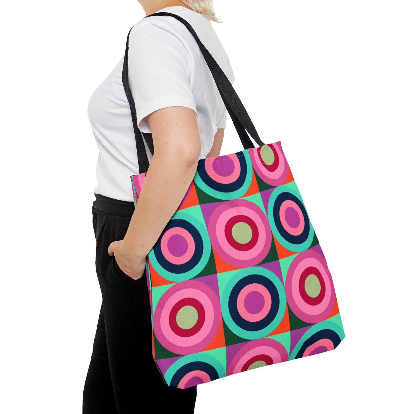 Multi Color Circle Pattern–Tote Bag (AOP)