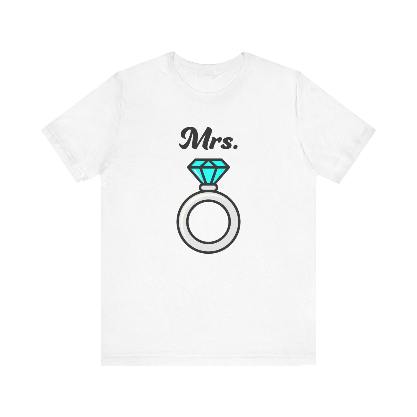 Mrs. Wedding Band–Women's Jersey Short Sleeve Tee–EXPRESS DELIVERY*