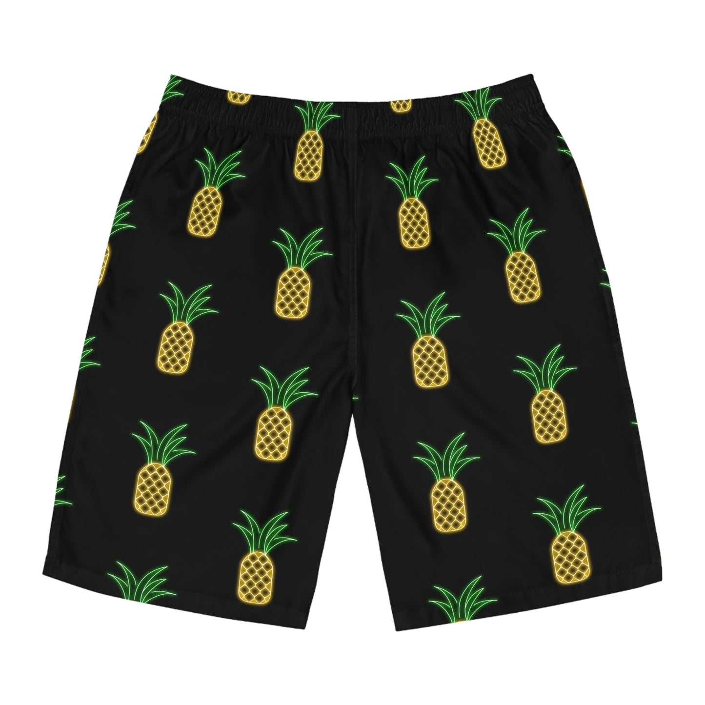 Neon Pineapple–Men's Board Shorts (AOP)