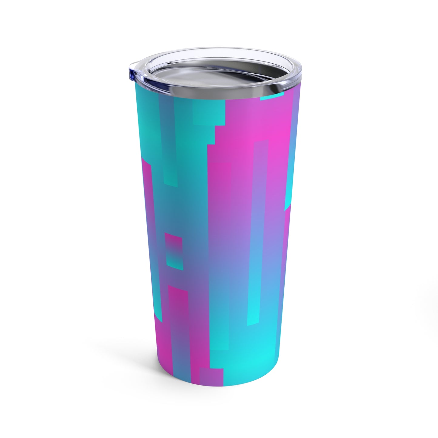 Pink & Blue Lines–Baby Blue-Bling Bling–Tumbler 20oz