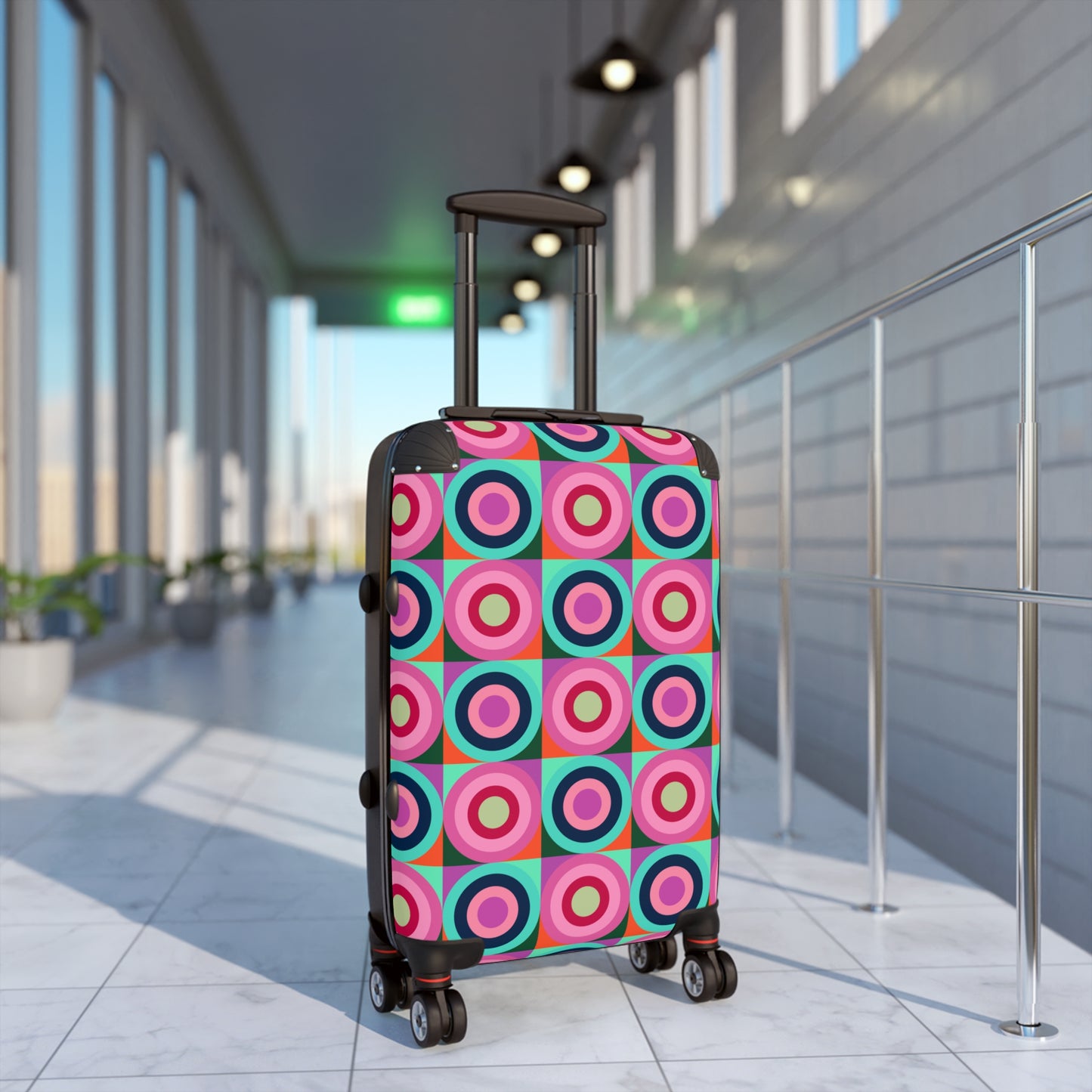 Multi Color Circle Pattern–Suitcase