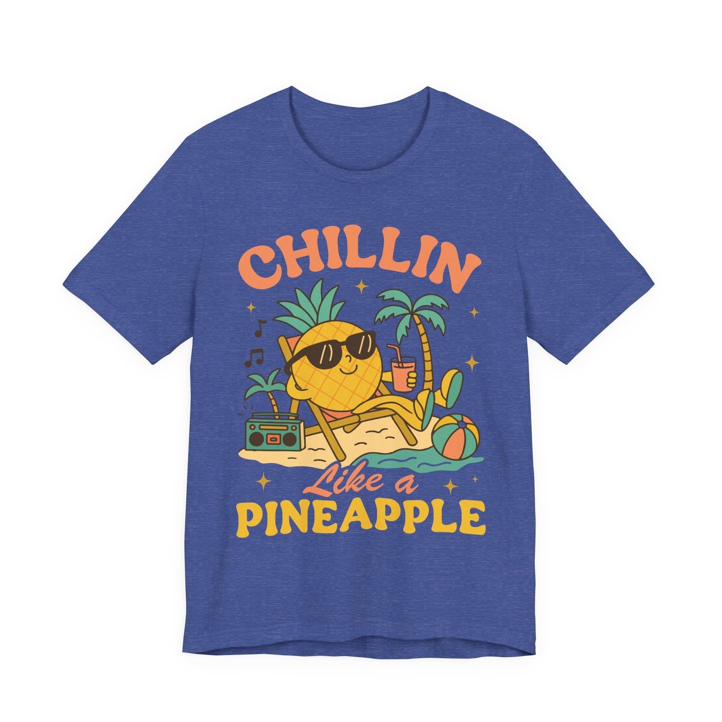 Chilling Like a Pineapple–Unisex Jersey Short Sleeve Tee–EXPRESS DELIVERY*