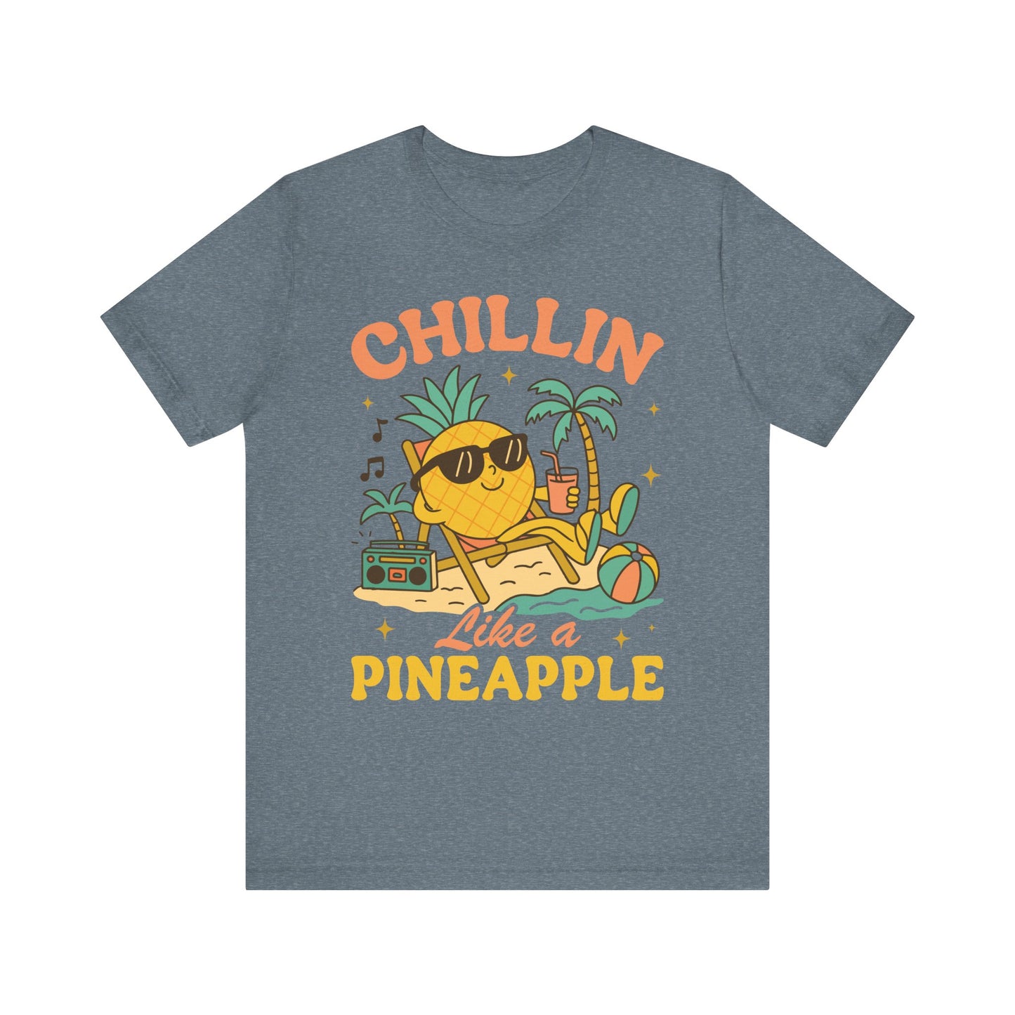 Chilling Like a Pineapple–Unisex Jersey Short Sleeve Tee–EXPRESS DELIVERY*