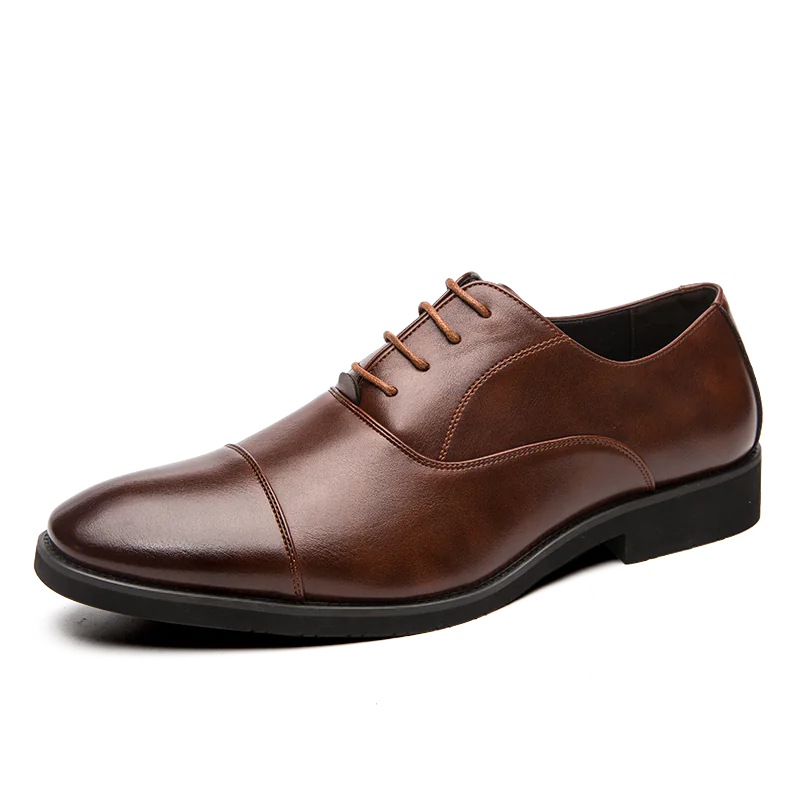 British Style Three-Joint Pointed Toe Men's Shoes