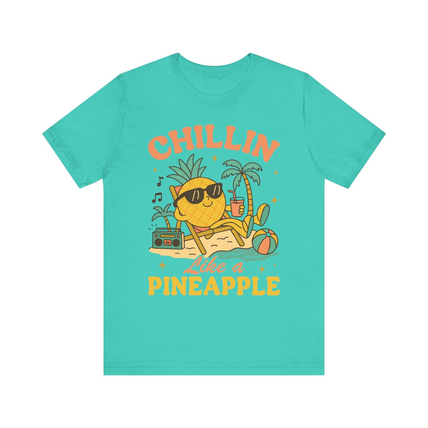 Chilling Like a Pineapple–Unisex Jersey Short Sleeve Tee–EXPRESS DELIVERY*