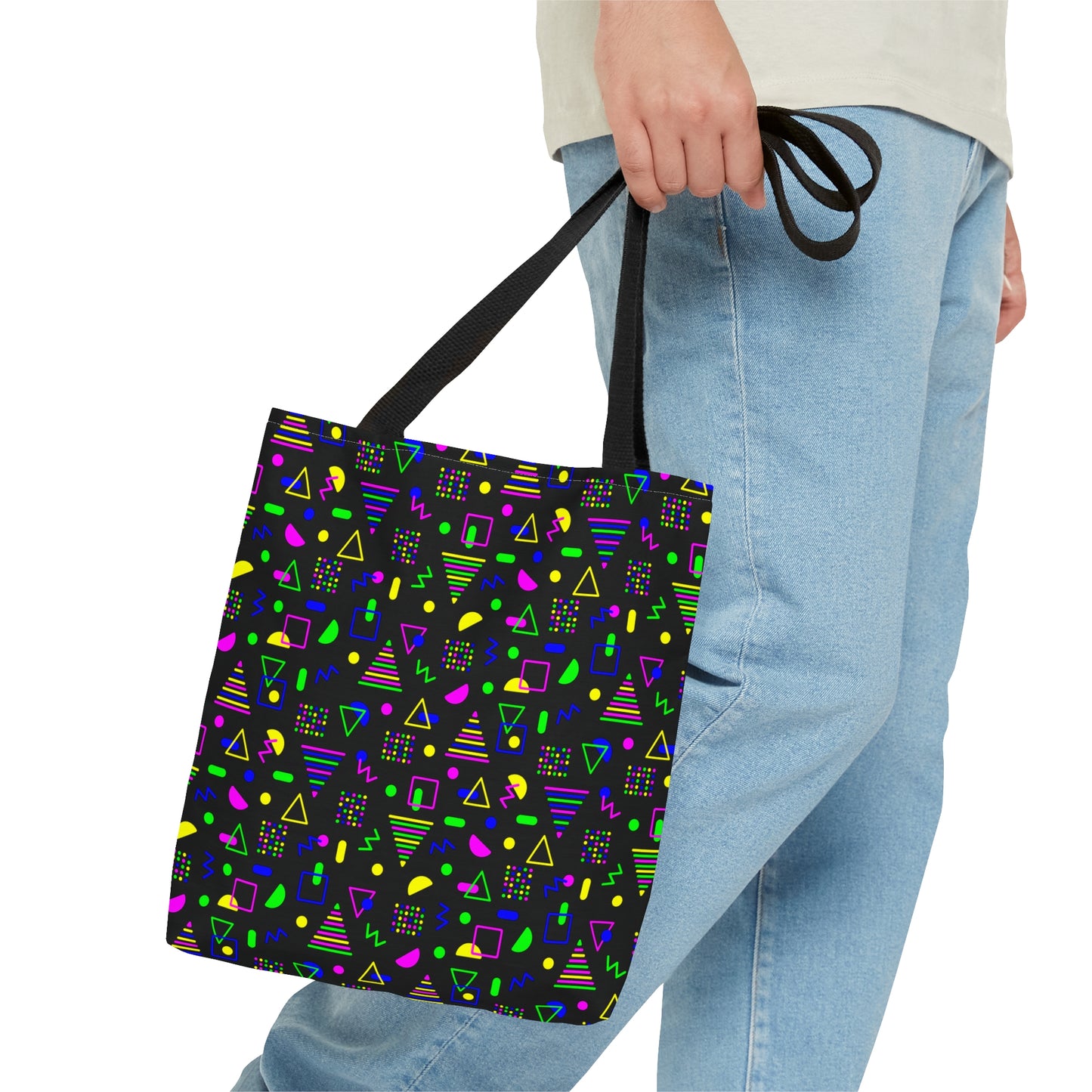 Neon Shapes–Tote Bag (AOP)