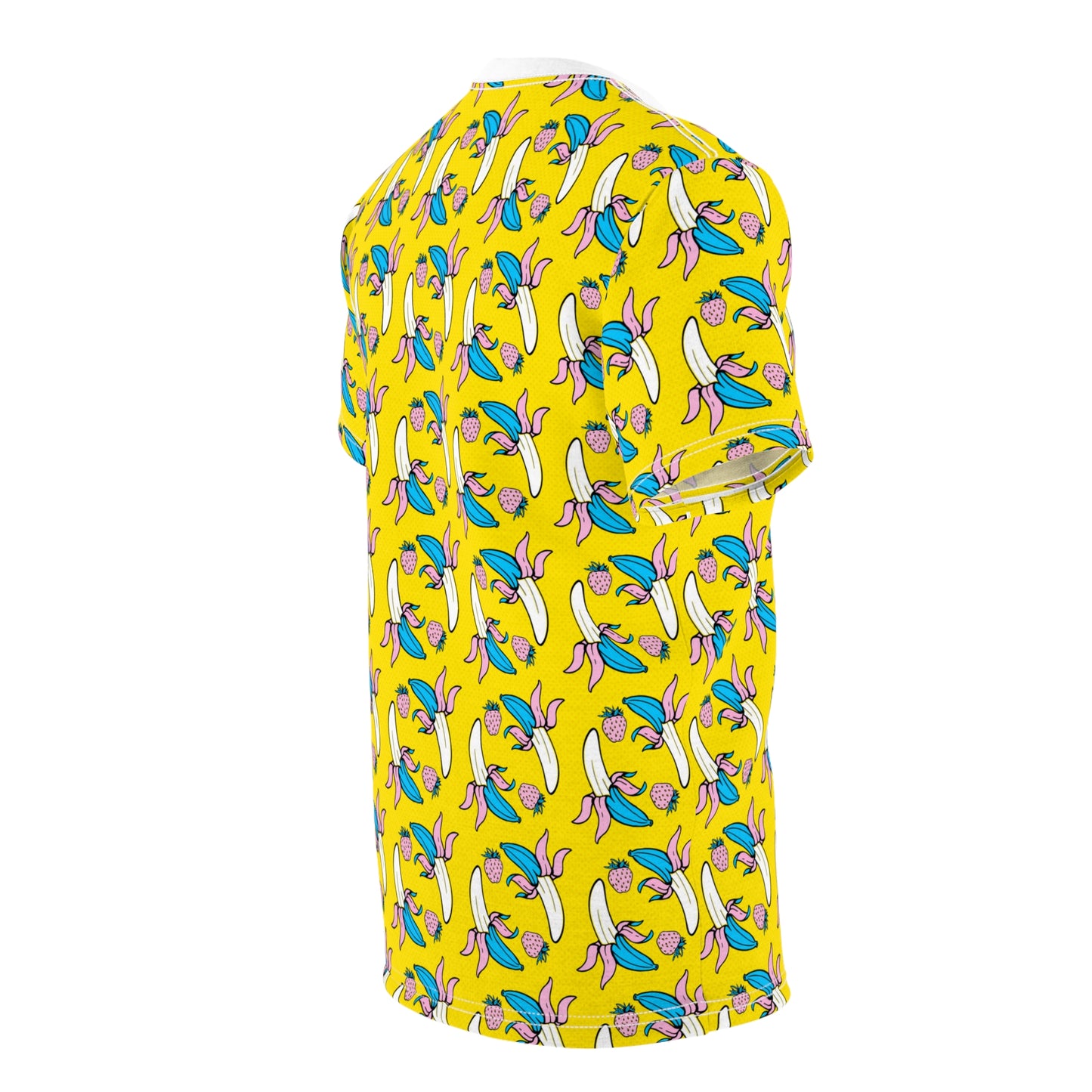 Banana & Strawberry Delight All-Over Print-Unisex Cut & Sew Tee (AOP)