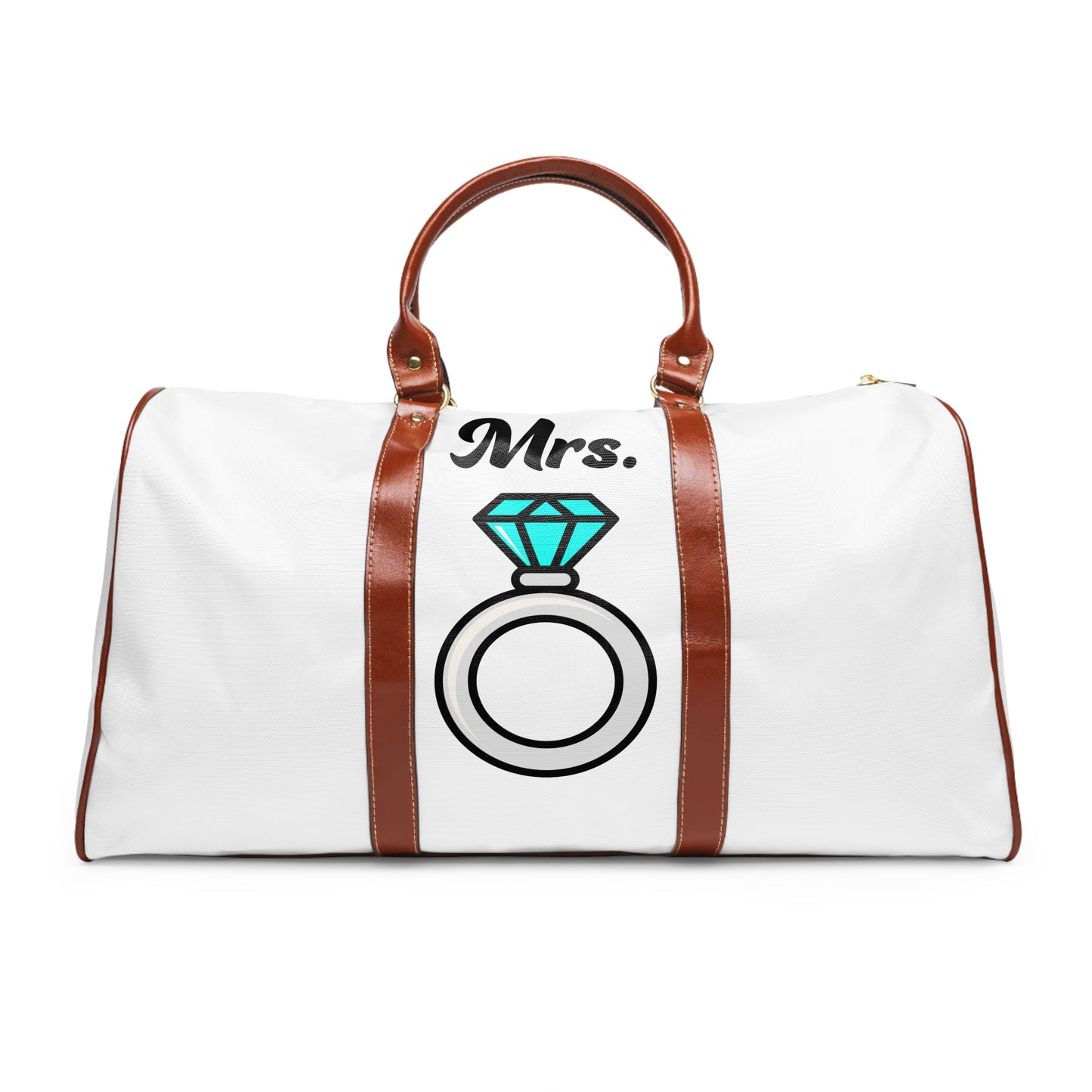 Mrs. Wedding Ring-Waterproof Travel Bag