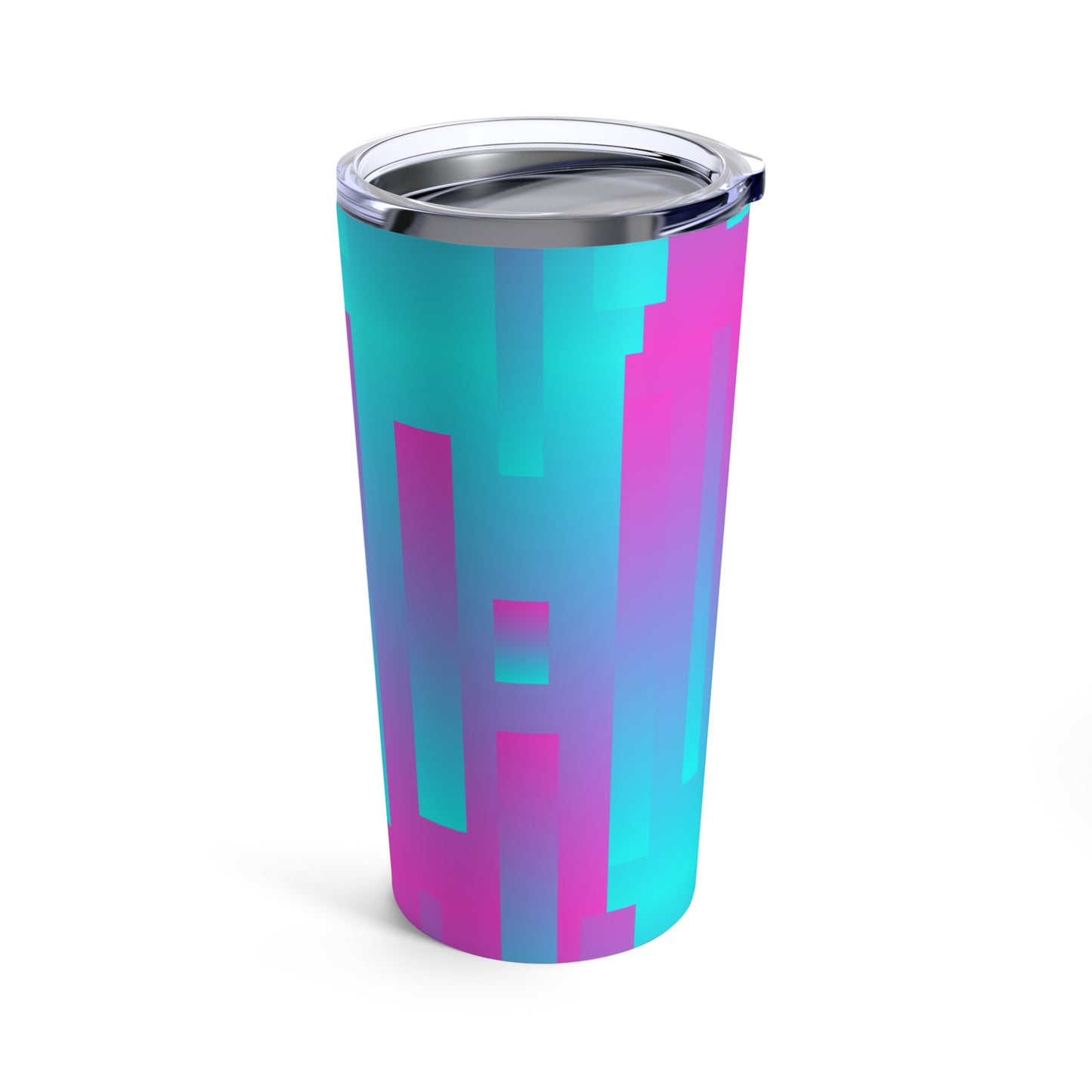 Pink & Blue Lines–Baby Blue-Bling Bling–Tumbler 20oz