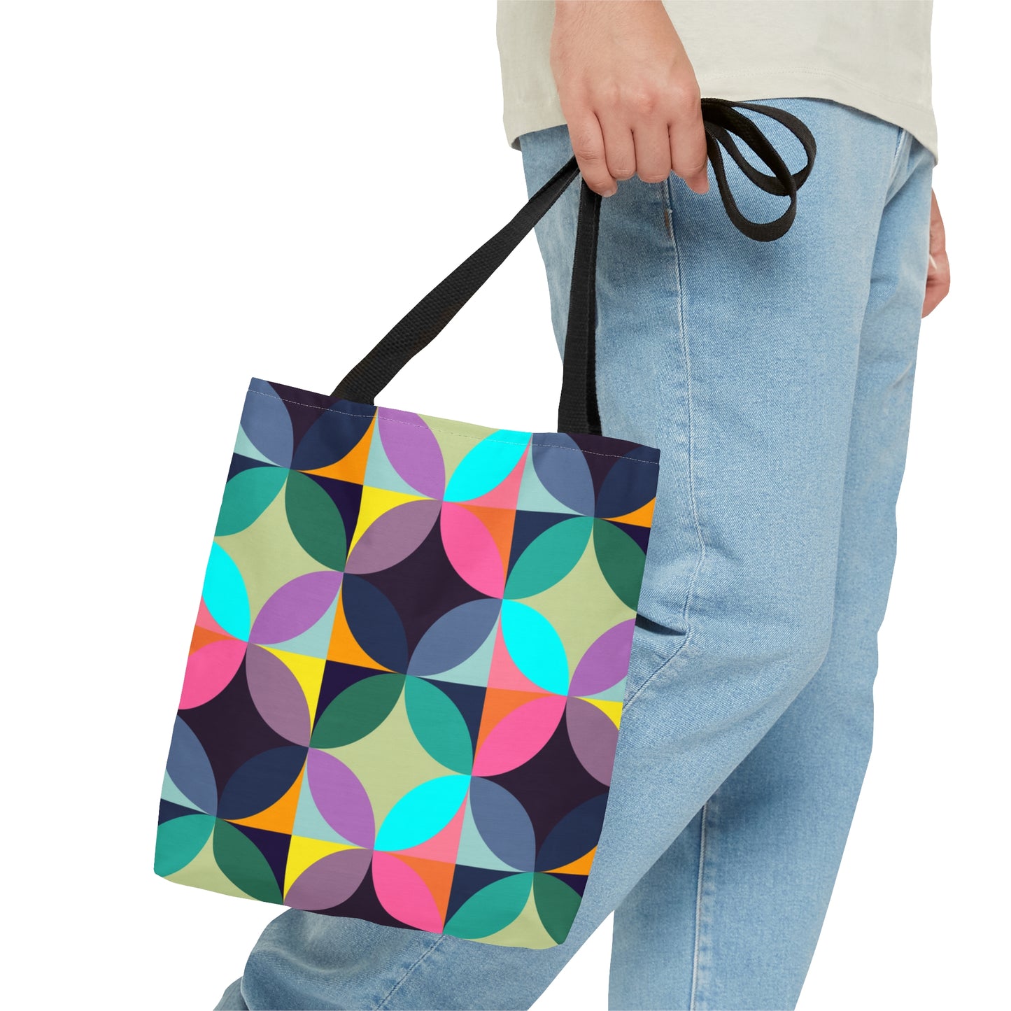 Multi Color Circle Pattern–Tote Bag (AOP)