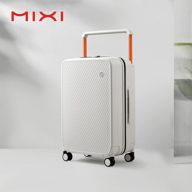 Mixi Gorgeous Wide Handle Suitcase 24", Travel Luggage