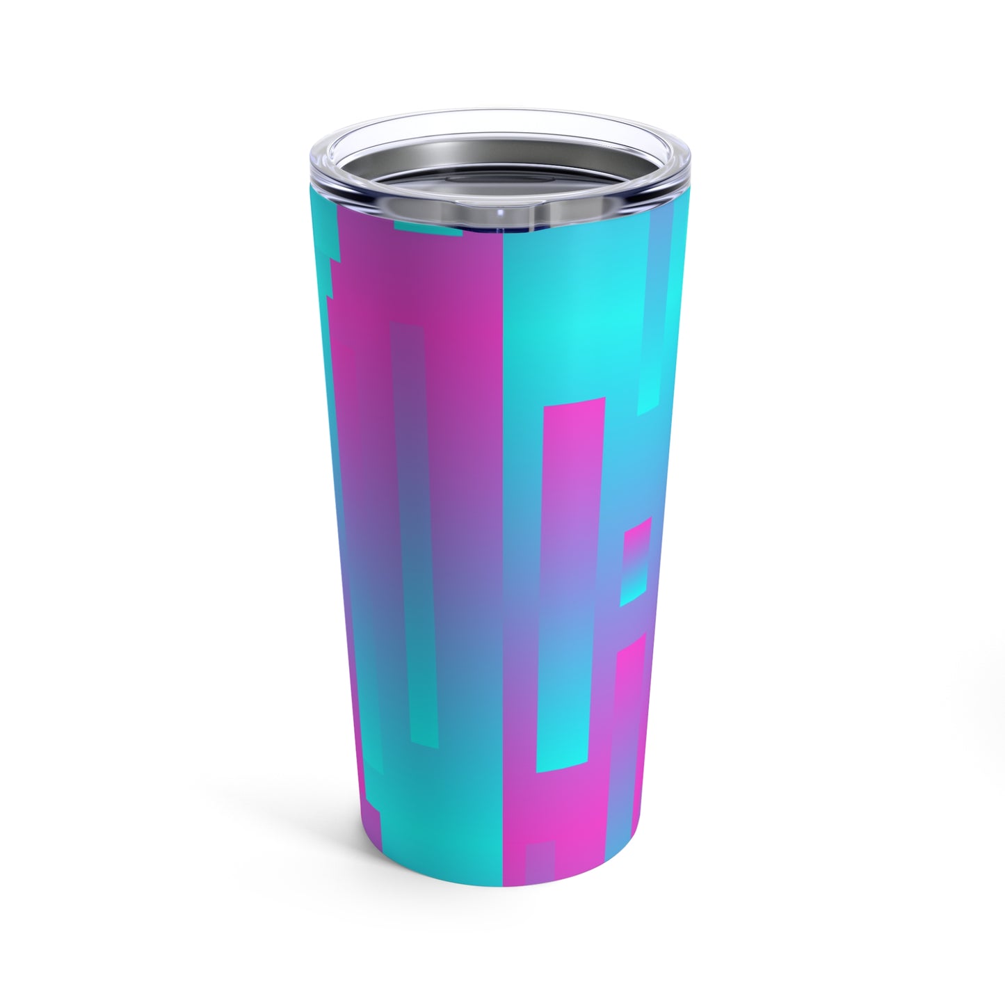 Pink & Blue Lines–Baby Blue-Bling Bling–Tumbler 20oz