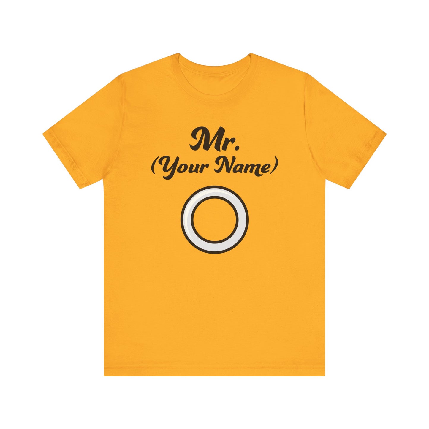 Mr. (Your Name) Custom–Unisex Lightweight Fashion Tee