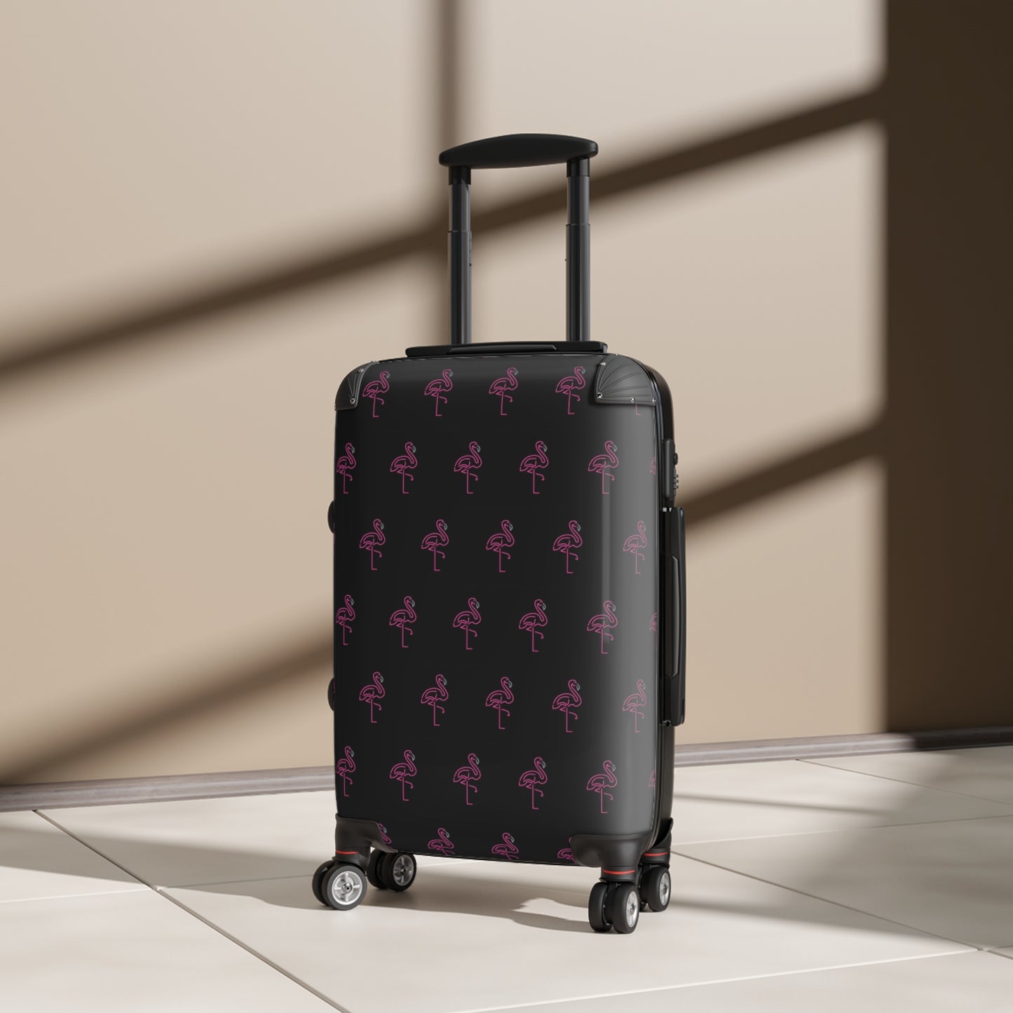 Neon Flamingos–Suitcase
