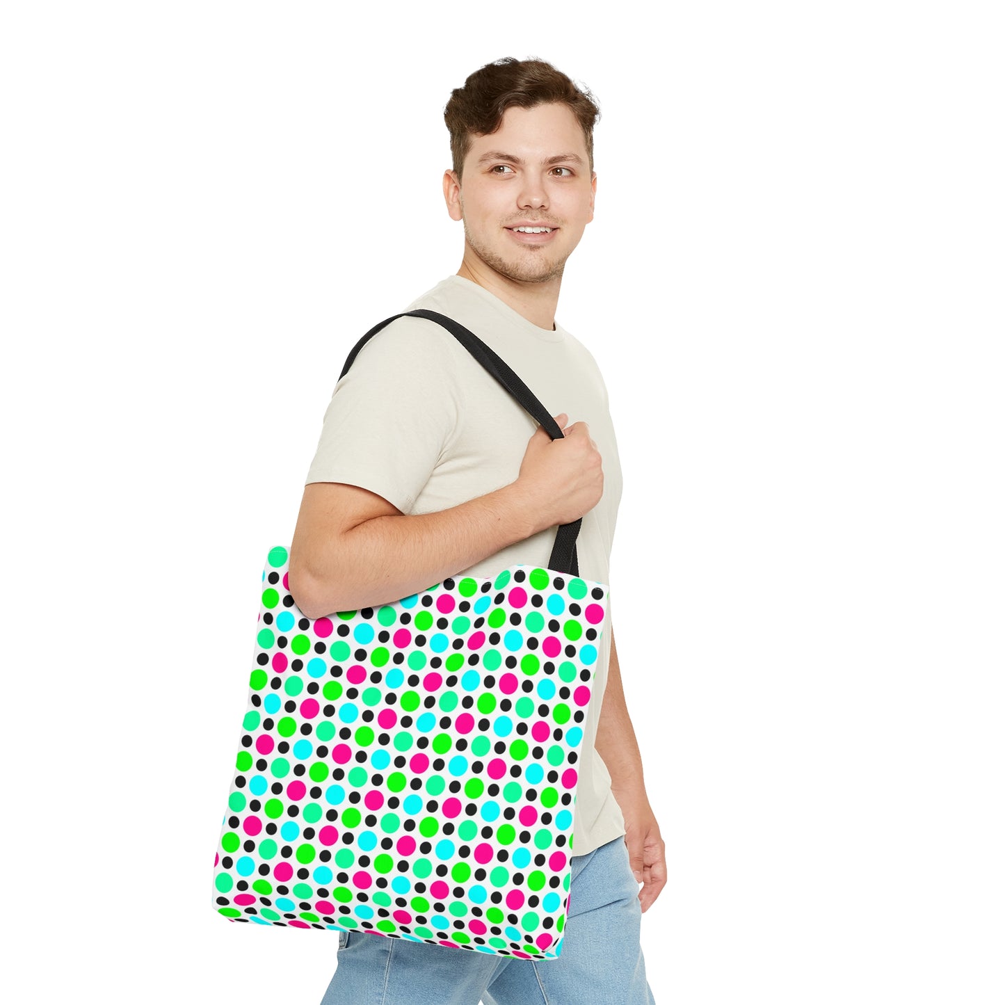Tropical Circle Pattern v2–Tote Bag (AOP)