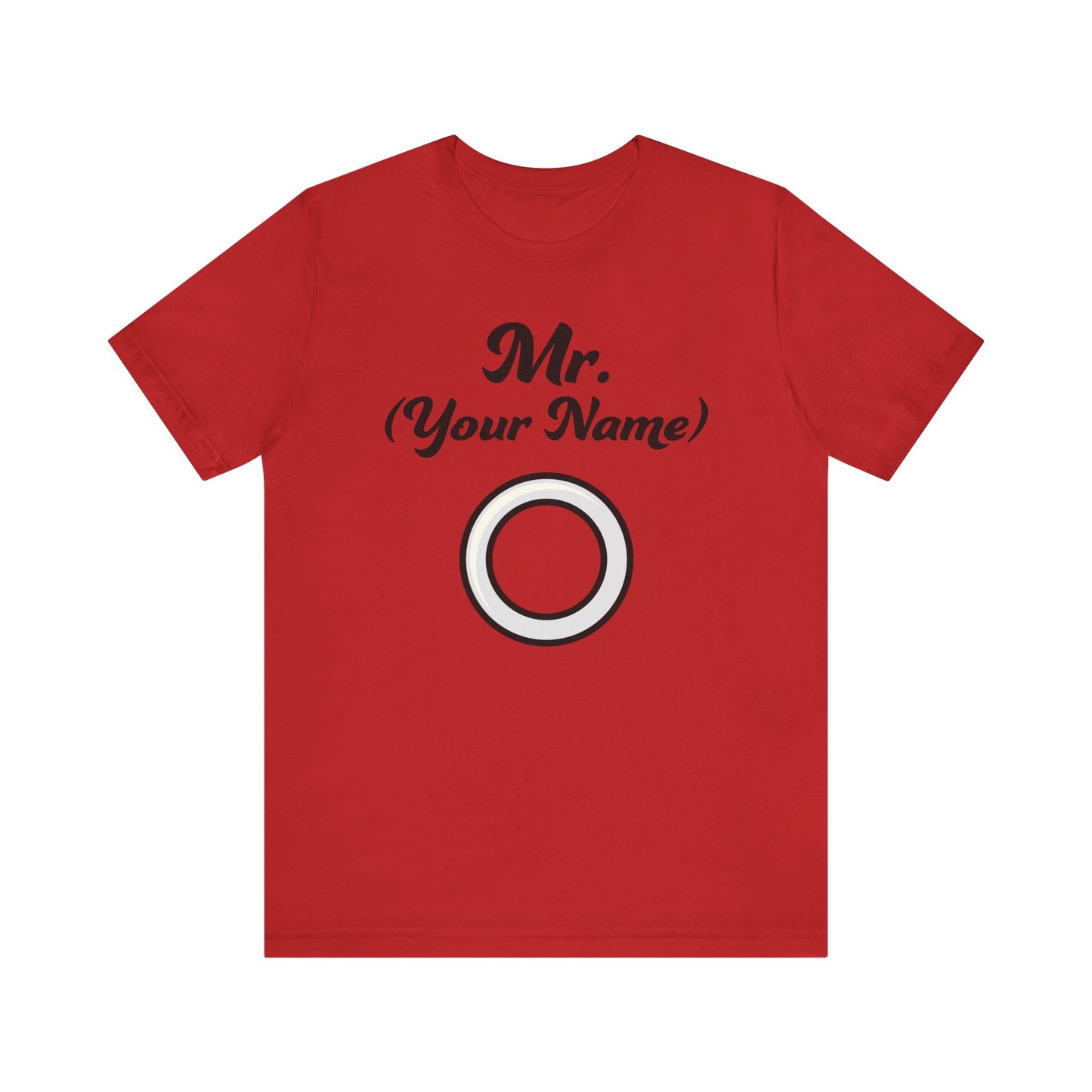 Mr. (Your Name) Custom–Unisex Lightweight Fashion Tee